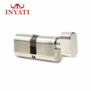 Cylinder Large Oval 65mm Nickle Plated Thumb Turn Inyati